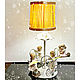 Table porcelain lamp for children's room Angels, fairy tale, Table lamps, St. Petersburg,  Фото №1