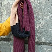 Аксессуары handmade. Livemaster - original item Knitted wool scarf 