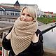 Large, voluminous knitted scarf, Scarves, Tula,  Фото №1