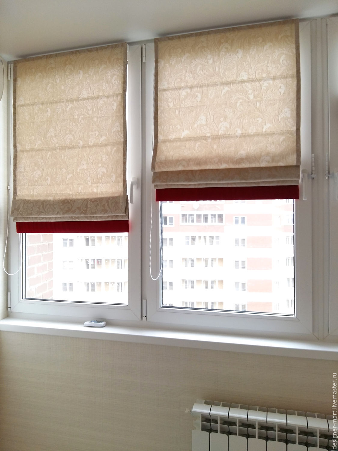 Как крепится римская штора на окно