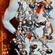 Collar de Perlas de agua dulce Barroca biwa rhinestone. Necklace. Amalia-jewelry talisman. Ярмарка Мастеров.  Фото №4