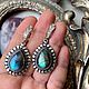 Earrings with bright blue Labradorites. Earrings. UNIQUE-LIT. My Livemaster. Фото №4