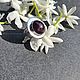 Кольцо со звездчатым гранатом. Кольца. Karma-jewelry. Интернет-магазин Ярмарка Мастеров.  Фото №2
