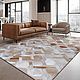  ковёр ручной работы из шкур коровы. Ковры для дома. Luxury Patchwork. Ярмарка Мастеров.  Фото №4