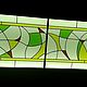 abstraction. Ceiling stained glass. Stained glass. Glass Flowers. My Livemaster. Фото №4