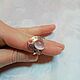 Ring (ring) 925 silver with rose quartz. Rings. marusjy. My Livemaster. Фото №4