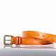 Men's leather belt 'Sunrise' (vintage), Straps, St. Petersburg,  Фото №1
