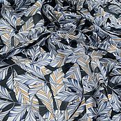 Материалы для творчества handmade. Livemaster - original item Fabric: Crack Chiffon Leaves. Handmade.