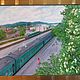 Oil painting Northern landscape 51/72 ' at the station of Murmansk', Pictures, Murmansk,  Фото №1