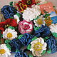 Elástico para el pelo' las Rosas ' textil. Scrunchy. Gala Devi (crochet design). Ярмарка Мастеров.  Фото №6