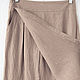 Order Designer pants with 100% linen skirt. etnoart. Livemaster. . Pants Фото №3