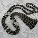 Sautoir with beaded brush and agate. Beads2. Magic box. My Livemaster. Фото №4