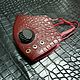 Protective masks made of genuine crocodile skin, with a removable filter!. Protective masks. SHOES&BAGS. Online shopping on My Livemaster.  Фото №2