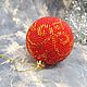 Christmas Bead bead ' Tales of the East', Christmas decorations, Hotkovo,  Фото №1