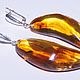 Banana earrings made of natural amber with inclusions. Earrings. podaro4ek22. Online shopping on My Livemaster.  Фото №2