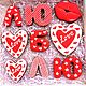 Order Set cakes on Valentine's Day. Cakes for Lovers. sweets for joy (galinadenisenko). Livemaster. . Gingerbread Cookies Set Фото №3