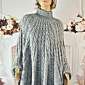 Одежда handmade. Livemaster - original item Knitted poncho,handmade,oversize.. Handmade.