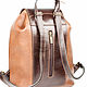Womens leather backpack 'Geisha' brown. Backpacks. Russian leather Guild. Online shopping on My Livemaster.  Фото №2