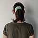 Order Scrunch elastic band-knitted elastic band for hair ' light green'. Orlova A. Livemaster. . Scrunchy Фото №3