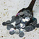  59) 6 mm Nickel metallic offset center 2 gr, Sequins, Solikamsk,  Фото №1