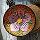 Bright ceramic salad bowl with painting 780 ml, Plates, Moscow,  Фото №1