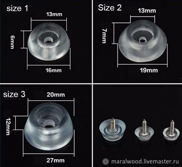 Силиконовые подставки под ножки мебели