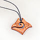 Order Pendant-Amulet made of wood 'Manta' (pakhiloba). OakForest Wooden Jewelry. Livemaster. . Pendant Фото №3