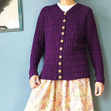 Одежда ручной работы. Ярмарка Мастеров - ручная работа Кофта Аметист. Handmade.