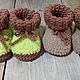 A gift for a newborn: a set of knitted booties and socks. Gift for newborn. The magic of knitting. My Livemaster. Фото №5