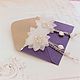Wedding earrings long with pearls white flowers large, Earrings, Tomsk,  Фото №1