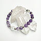 Bracelet with matte amethyst. Bead bracelet. YourMagicSoul. Online shopping on My Livemaster.  Фото №2