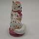 Винтаж: Котик Staffordshire Cat Винтажная коллекционная фигурка 11. Статуэтки винтажные. Авантаж. Ярмарка Мастеров.  Фото №5