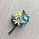 Brooch-pin Bouquet of flowers, Brooches, Abakan,  Фото №1
