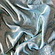 Ткань с люрексом или парча, голубой с золотом, Ткани, Иркутск,  Фото №1