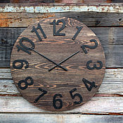 Для дома и интерьера handmade. Livemaster - original item Wall clock made of barn boards. Handmade.