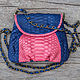 Handbag made of genuine Python leather Lulu. Classic Bag. KolibriLeather. Online shopping on My Livemaster.  Фото №2