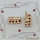 Earrings 'TRACK' 585 gold with garnets and diamonds. VIDEO. Earrings. MaksimJewelryStudio. My Livemaster. Фото №5