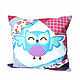 Decorative pillowcase with pocket 'Owl'2, Pillow, Moscow,  Фото №1