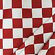 Large checkered fabric, red and white checkered. Fabric. sartoria-1. Online shopping on My Livemaster.  Фото №2