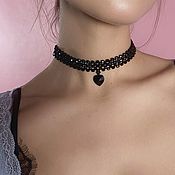 Украшения handmade. Livemaster - original item Black SOUL crystal necklace. Handmade.