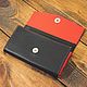 Large leather wallet with magnetic ring button. Wallets. G.L.A.D.. My Livemaster. Фото №5