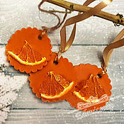 Косметика ручной работы handmade. Livemaster - original item Juicy Orange Florentine sachet for home flavoring. Handmade.