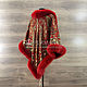 Order Pavlovo Posad shawl 'Ginger' with red fox fur. Olga Lavrenteva. Livemaster. . Shawls1 Фото №3