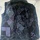 Sheepskin vest size 52-54. Mens vests. Warm gift. Online shopping on My Livemaster.  Фото №2