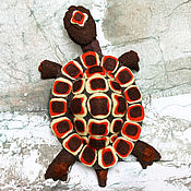 Куклы и игрушки handmade. Livemaster - original item Soft toy Turtle, felt, interior. Handmade.