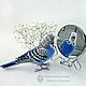 Parrot Carlos / wavy parrot / bird talker / budgerigar, Stuffed Toys, Sochi,  Фото №1