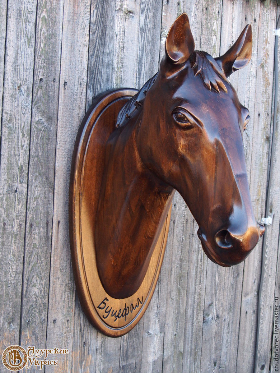 Голова лошади из дерева – заказать на Ярмарке Мастеров – 8Z751RU |  Скульптуры, Хабаровск