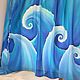 Order Turquoise pareo ' sea waves'. esterella. Livemaster. . Pareos Фото №3