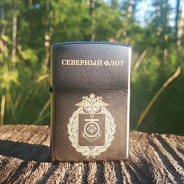 Подарки и сувениры ручной работы. Ярмарка Мастеров - ручная работа ВМФ. Северный флот. Подводная лодка. Оригинальная зажигалка Zippo. Handmade.