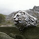 Заказать  Lion ring Baroque style. Delor (Aleksandr5). Ярмарка Мастеров. . Кольцо-печатка Фото №3